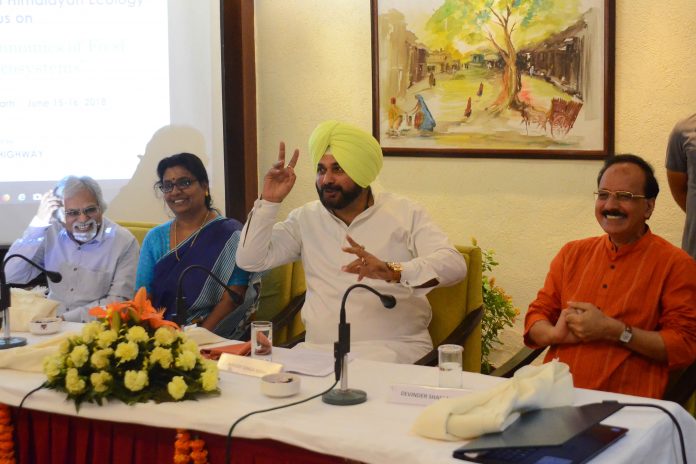 “Deliberations by such intellectuals will stir a revolutionary movement for ecological development”: Navjot Singh Sidhu