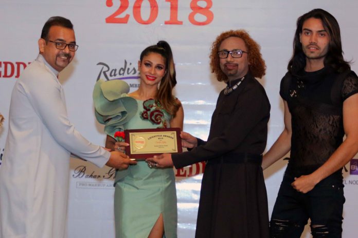 Designer Duo Ajay Sinha And Buzy were Prestigious Award For Being Best Designers