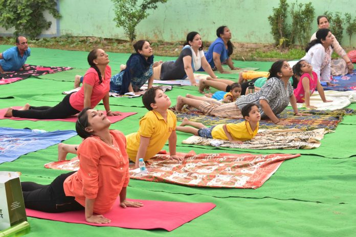 International Yoga Day Celebrated at EME Public School