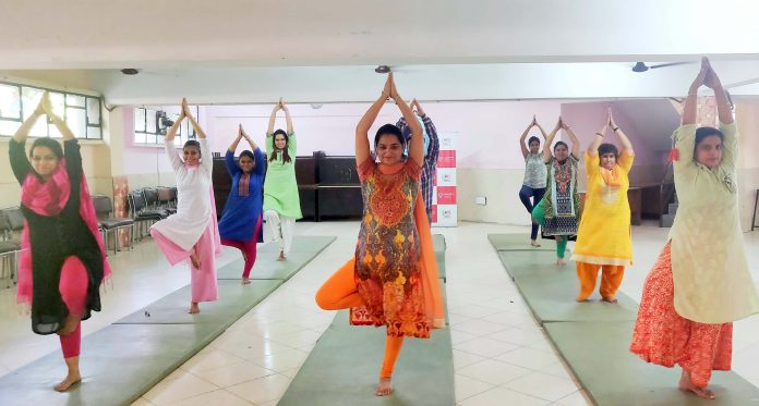 Yoga and Meditation camp organised at Indo Global