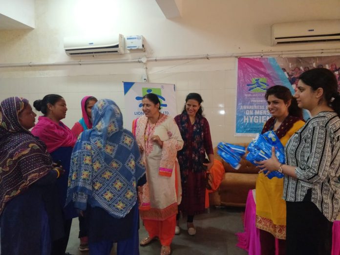 Awareness session on menstrual hygiene