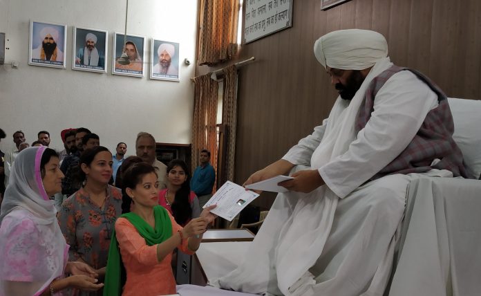Distribution Of Certificates At Sant Nirankari Tailoring & Embroidery Centre