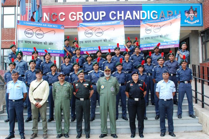 City Air wing NCC launches Swachh Bharat Summer Internship.