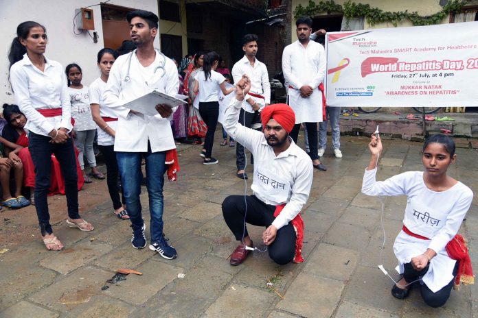 Students Stage Street Plays To Spread Awareness On Hepatitis