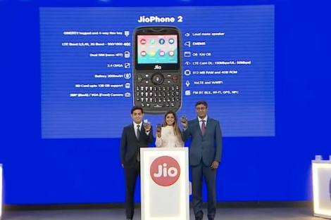Jio Reliance launches JioPhone 2 featuring QWERTY keypad
