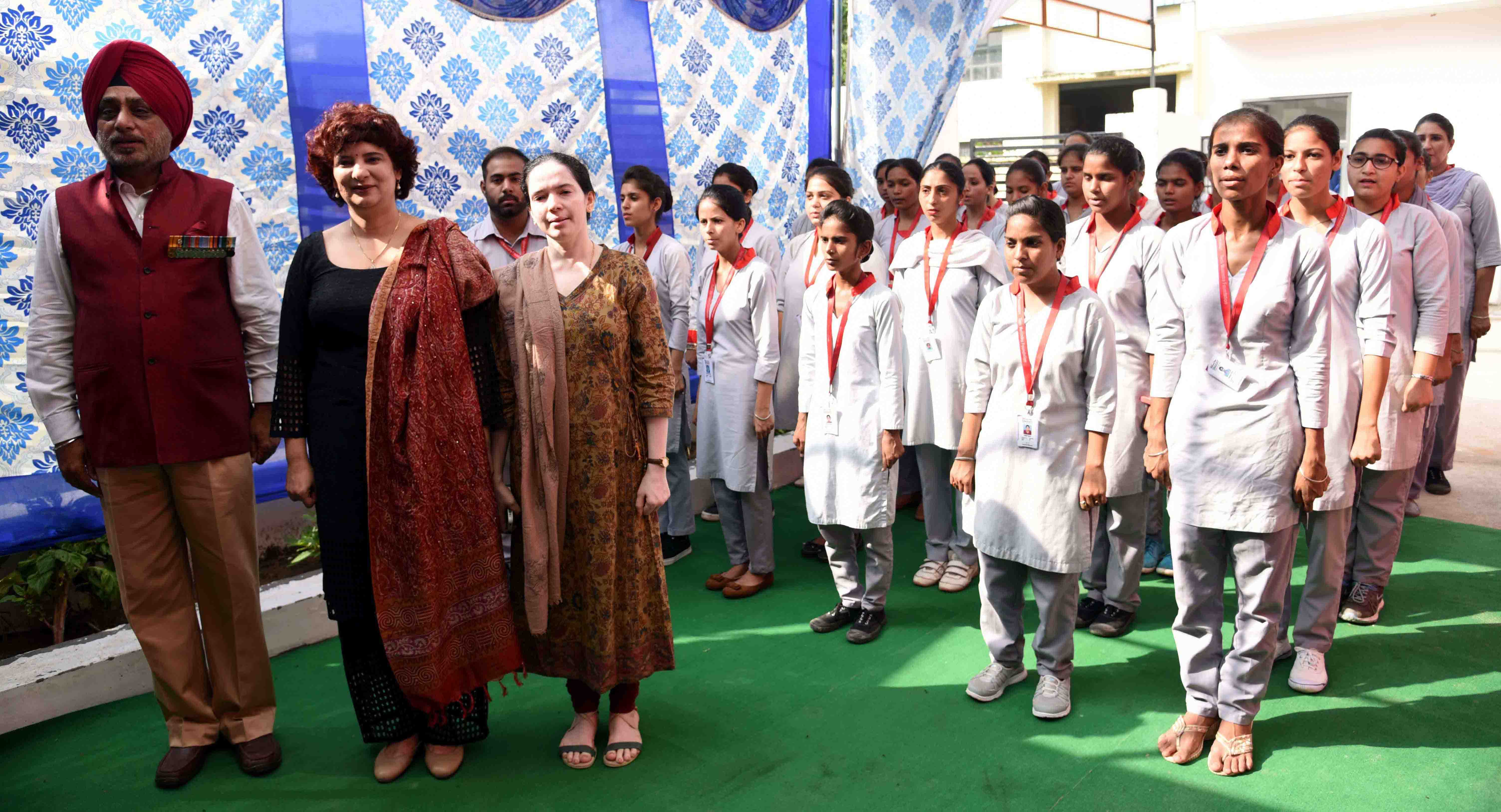 Lt Gen KJ Singh hoists national flag at Tech Mahindra Academy