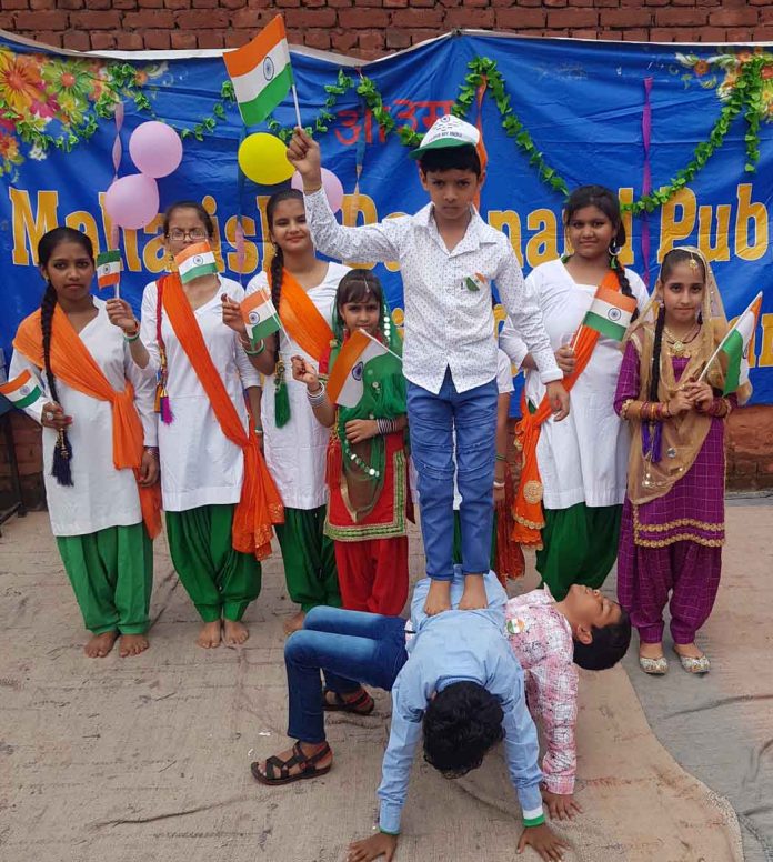 Maharishi Dayanand Public School Celebrated Independence Day