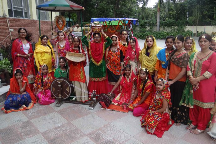 Teej Celebration At Adarsh Public Smart School