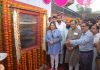 Chandigarh's MP Kirron Kher today laid the foundation stone of 5 public toilet's block in Burail villag
