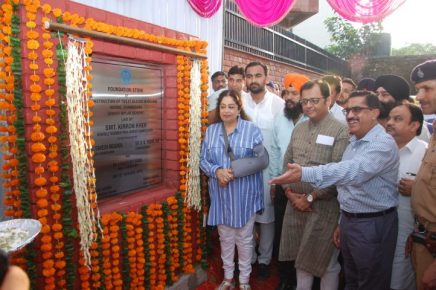  Chandigarh's MP Kirron Kher today laid the foundation stone of 5 public toilet's block in Burail villag