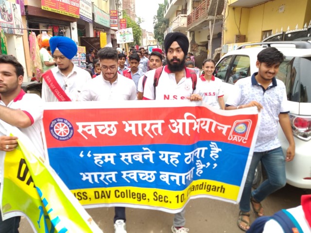 Swachhta Abhiyan by NSS DAV College