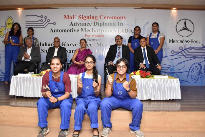 Mercedes Signs An MoU With Maharshi Karve Stree Shikshan Samstha
