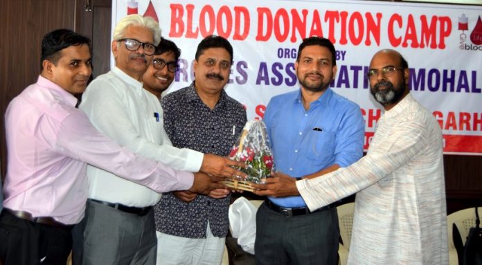 Blood donation camp organised at Sharon Fellowship Church