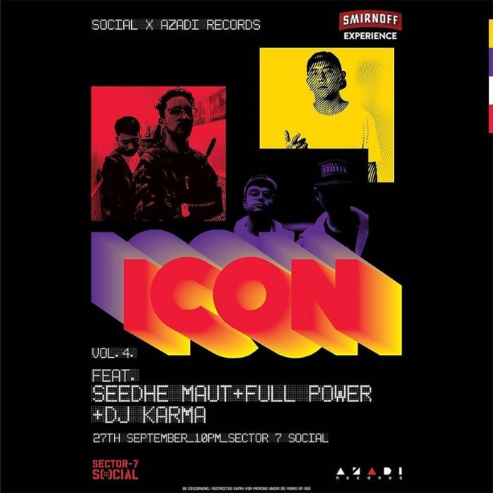 #ICON @Sector 7 Social to host Seedhe Maut, Date, Time, Location