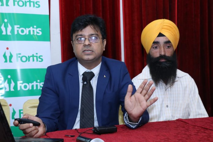 Doctors at Fortis Mohali perform Complicated and Re-do procedure for stroke patients