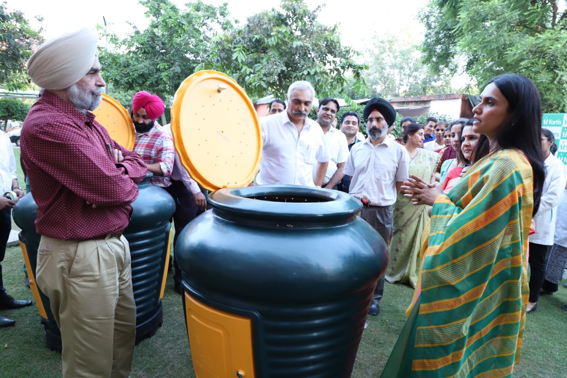 Organic Community Composters at Fortis Mohali