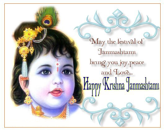 Happy Shri Krishna Janmashtami Quotes Wishes SMS Whatsapp Status DP Images Photos
