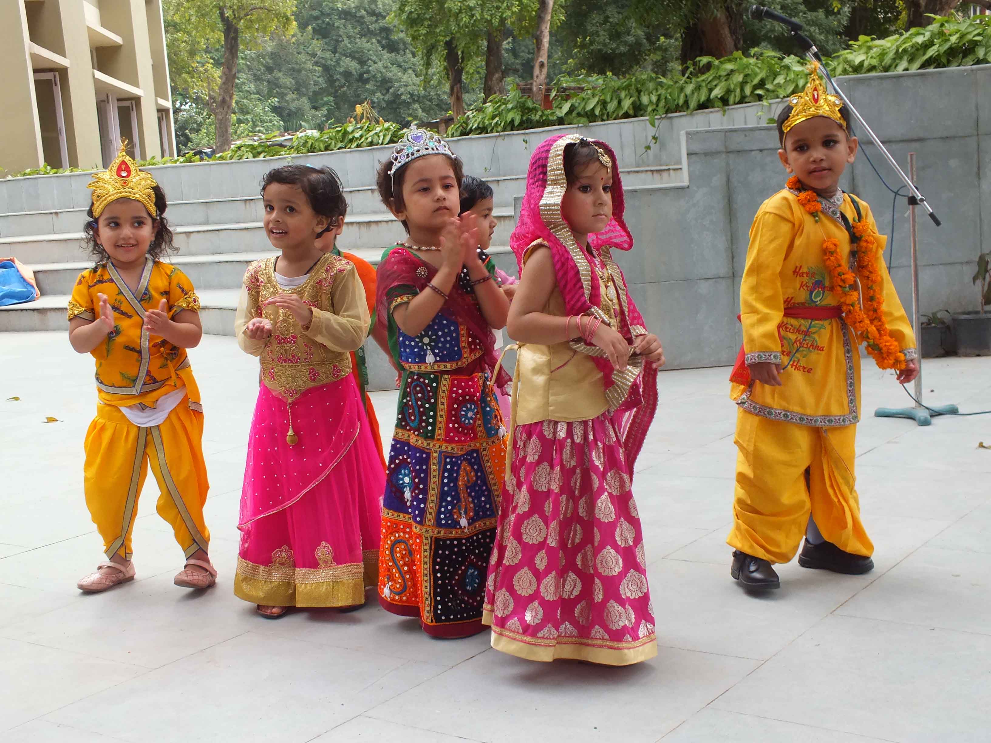 Janmashthmi celebrated at Ankur school