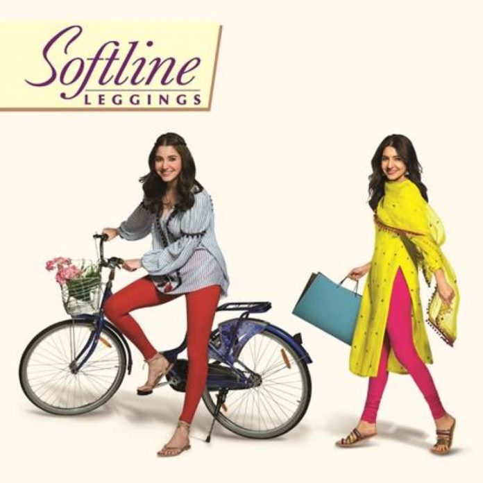 Superstar Anushka Sharma is the Brand Ambassador for Softline Leggings