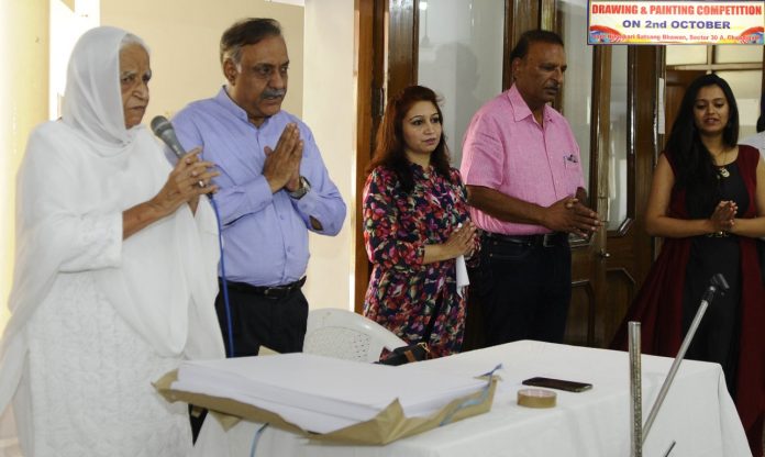 Drawing and painting competition organised at Sant Nirankari Satsang Bhawan