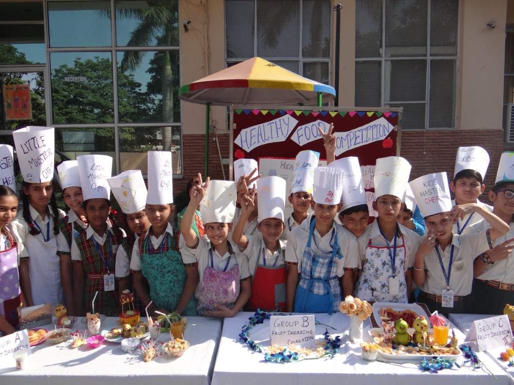 Junior Chef Contest held at Adarsh Public School