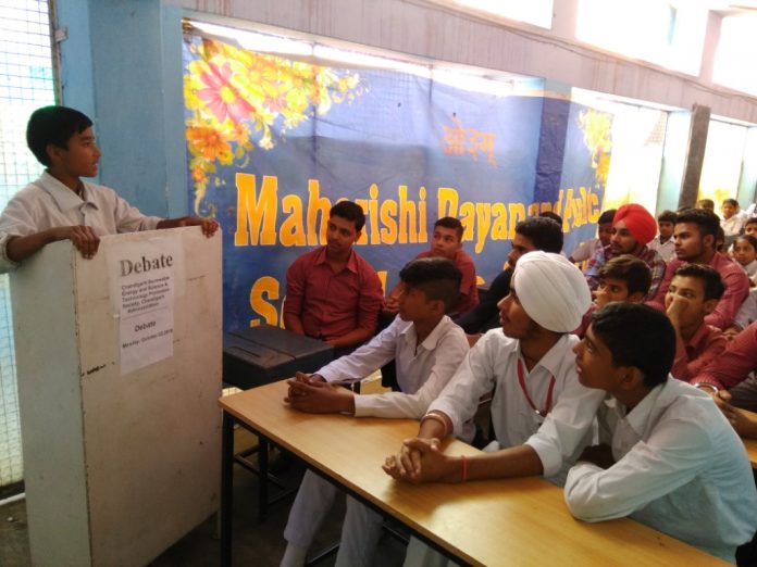 Maharishi Dayanand Public School organizes Debate