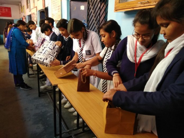 Workshop on Making of Jute and paper bags