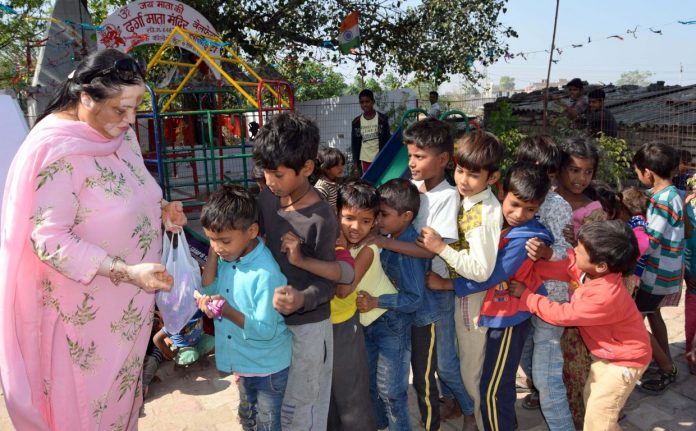 Shemrock School distributed necessary things to needy Children