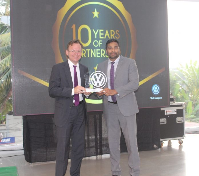 Volkswagen celebrates its 10th year of association with EVM Motors Pvt. Ltd.