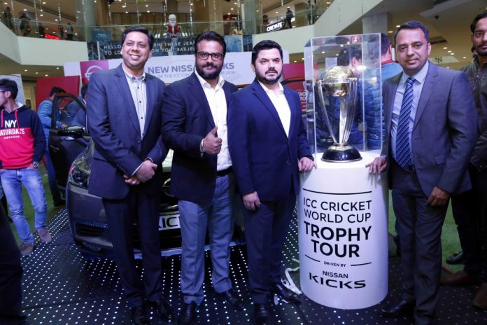 India tour of Nissan Kicks-ICC World Cup Trophy concludes at Chandigarh