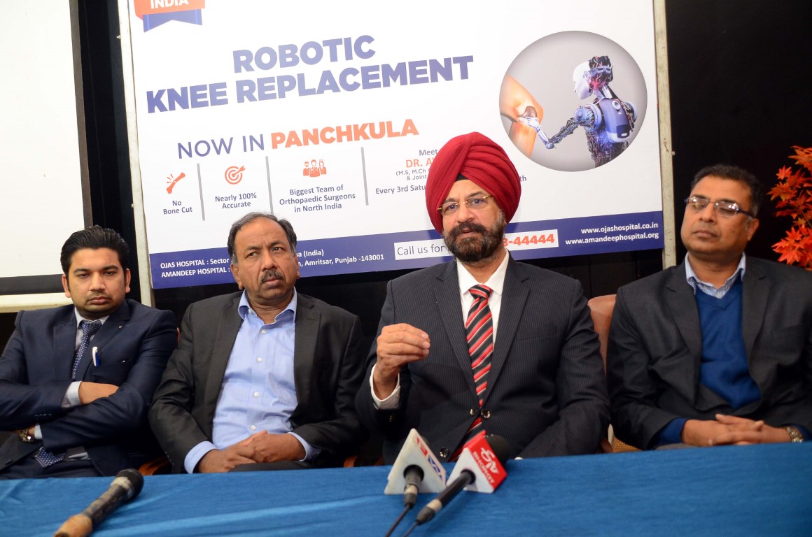 Robot-assisted knee surgery launched in tricity
