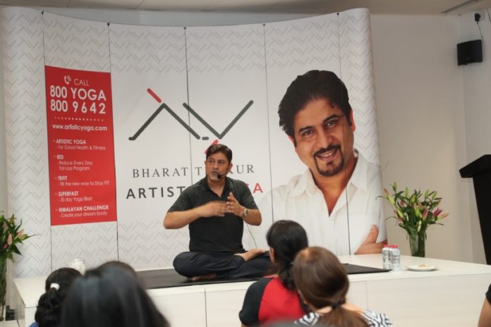 Incredible journey of Bharat Thakur from Yoga artist to Self Discovered Artist
