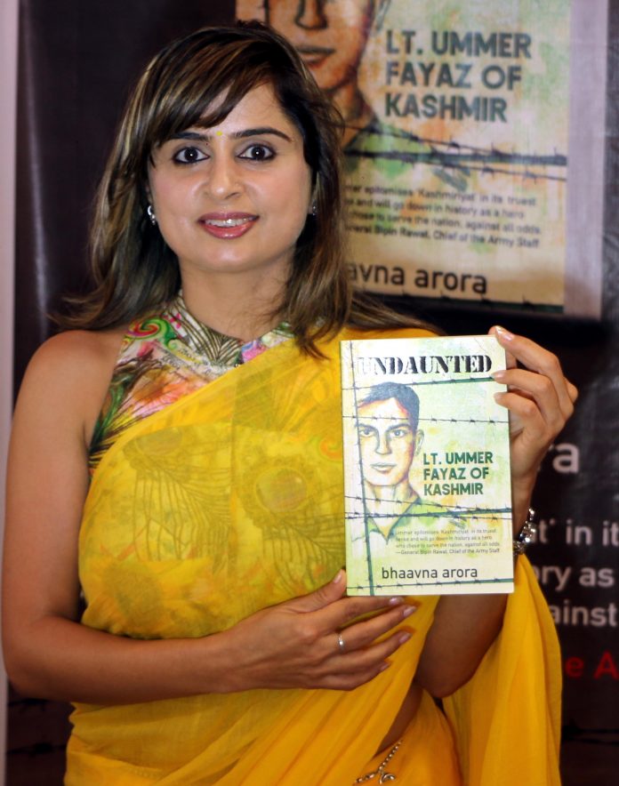 Bhaavna’s book ‘Undaunted: Lt Ummer Fayaz of Kashmir’ released in Chandigarh