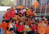 Orange Day celebrated at Adarsh Public (Smart) School