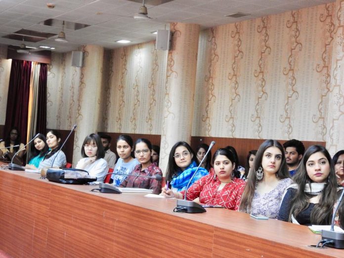 Women cell organized a talk to sensitize students on biological Clock at DAV College