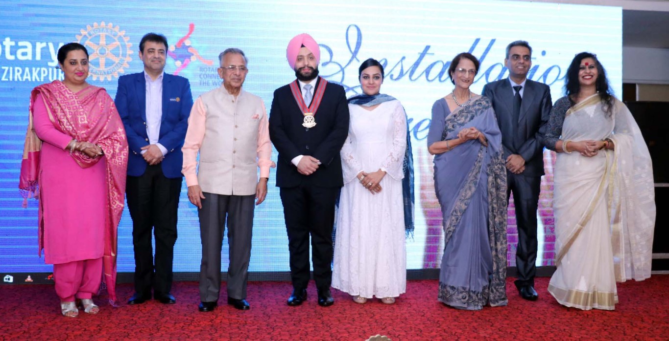 First Installation ceremony of Rotary Club Zirakpur held