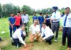 Aakash students and faculty hold tree plantation drive