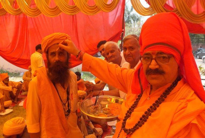 Sadhu Sants and Mahatmas arrived at Shri Mahavir Muni Mandir