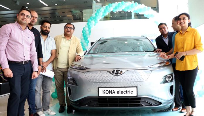 India’s first fully electric SUV KONA Electric launched in city