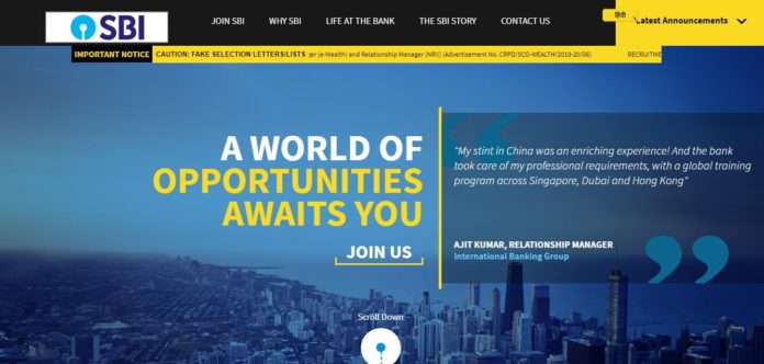 SBI Specialist Cadre Officer Final Result 2019 declared @ www.sbi.co.in