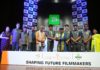 Raghubir Yadav felicitates Tricity students at Chitkara International School