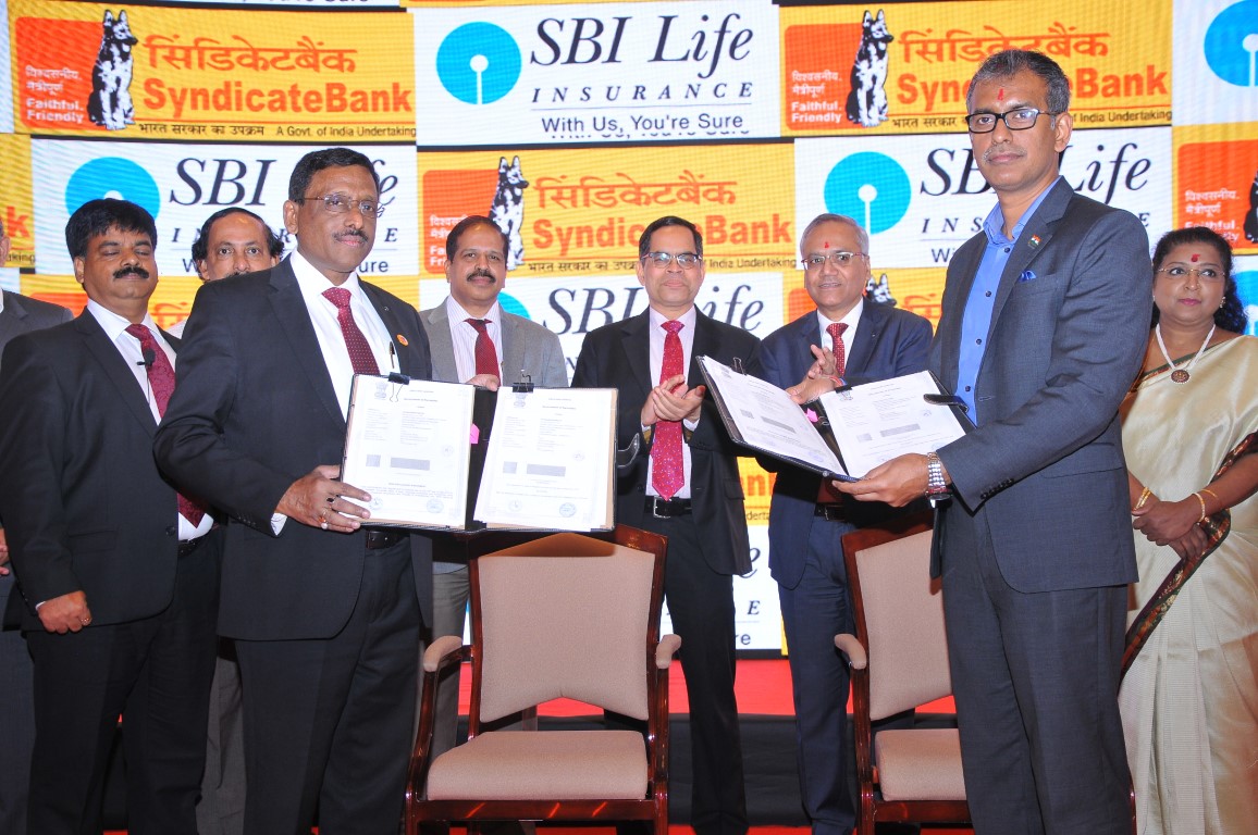 Syndicate Bank and SBI Life reinforce their bancassurance partnership