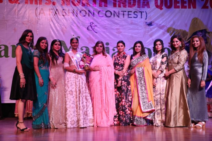 Ms. & Mrs. North India Queen 2019″ Organised by Glam Zone Unisex Salon