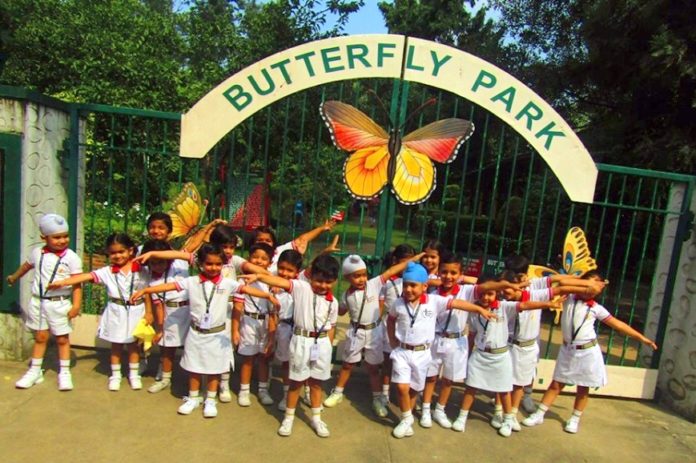 Kids ‘R’ Kids School students Visited Butterfly park