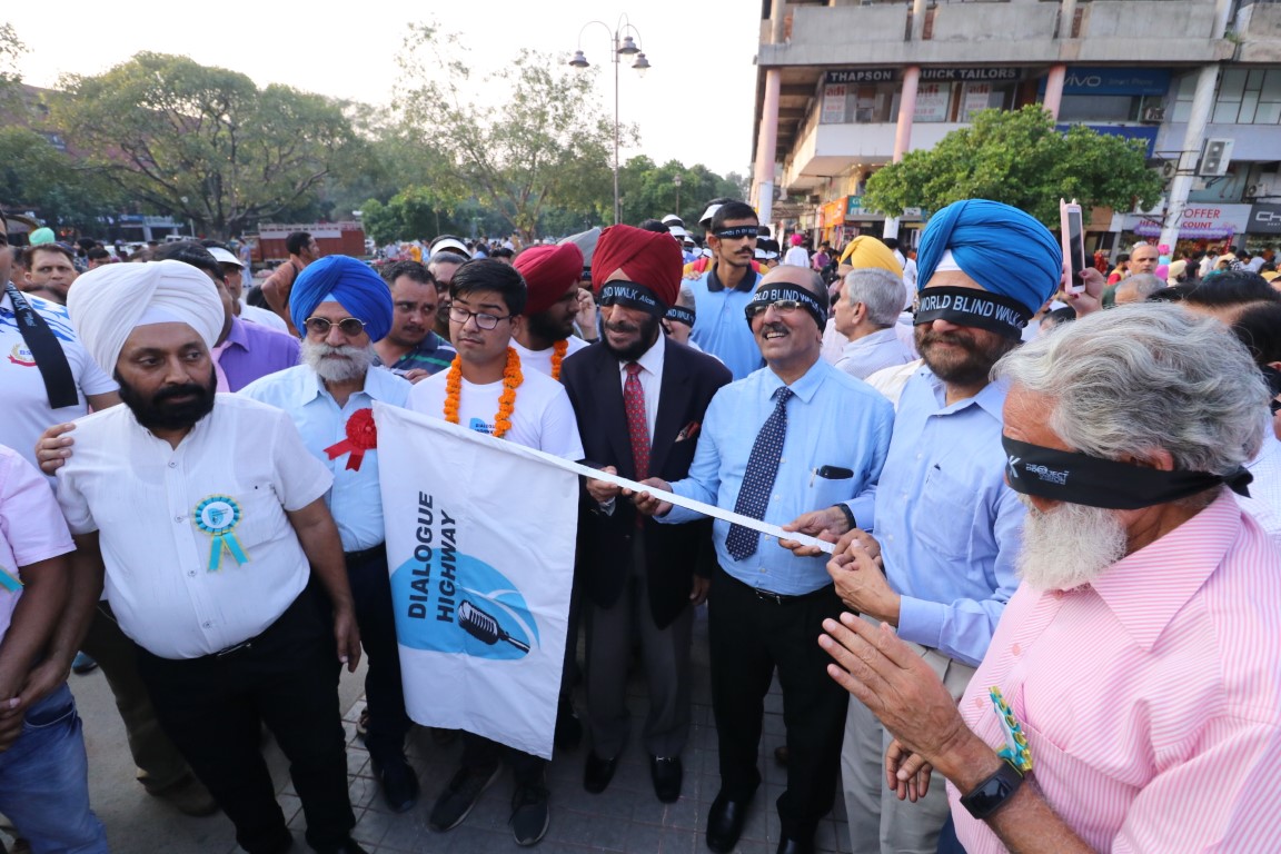 Dialogue Highway Conducts Blind Walk 2019