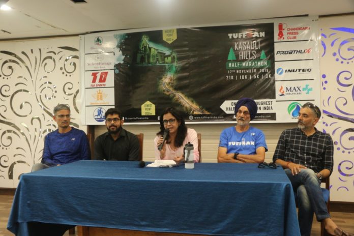 One of Toughest Hills Half Marathon Run in Kasauli