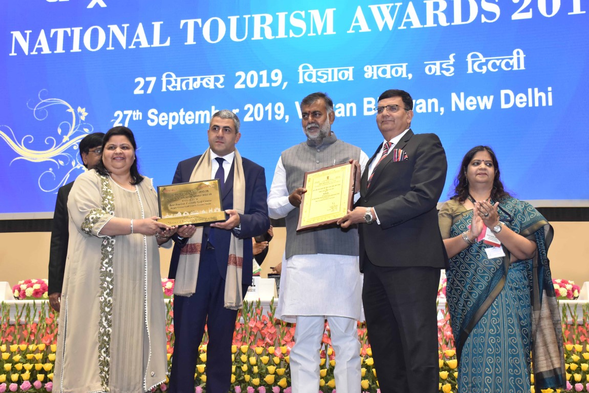 Jaypee Greens Golf and Spa Resorts awarded with Best Tourism Friendly Golf Course