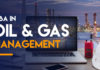 What is the scope of an MBA in oil and gas management?