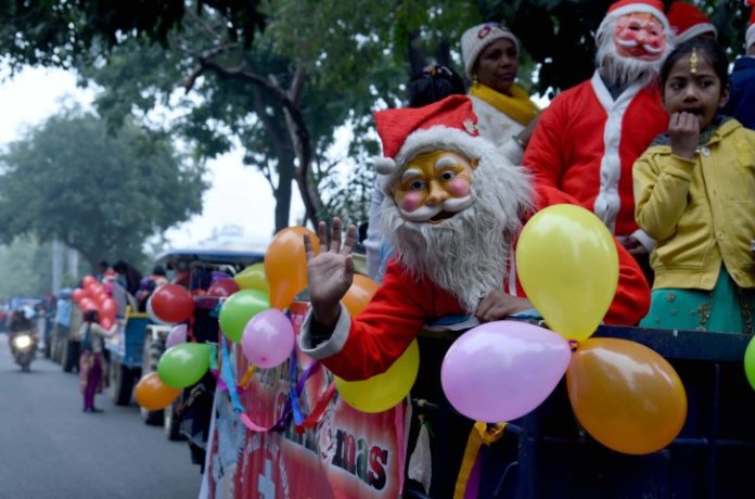 Christian Community takes out Shobha Yatra to mark Christmas