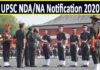 UPSC NDA, NA 2020 registration notification today